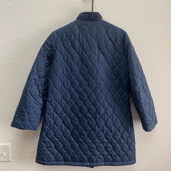 Vintage Montgomery Ward Quilted Long Jacket Size 14 - Picture 2 of 3